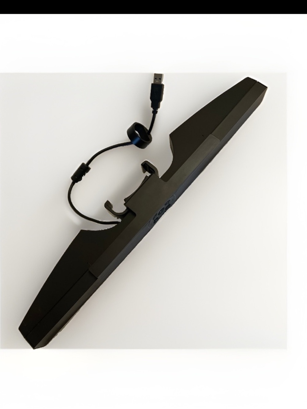 Genuine Dell Stereo Sound Bar with Mount Bracket, Headphone Jack. AC511M